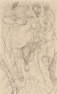 Betty Swanwick - Preparatory Sketch for The Pool