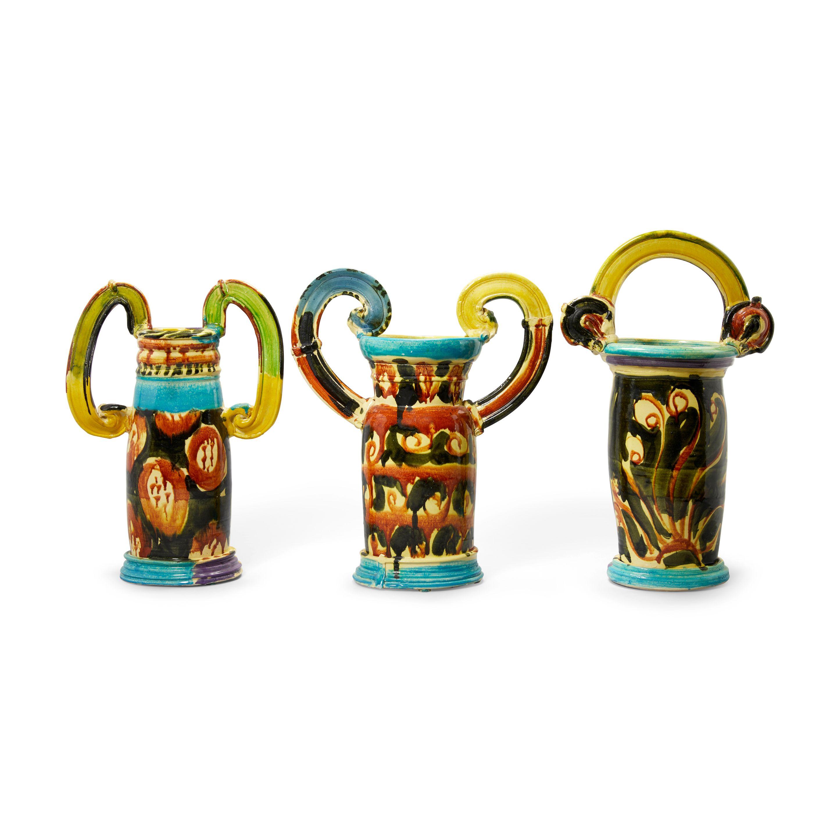 Betty Woodman - Muscle Boys (Triptych)