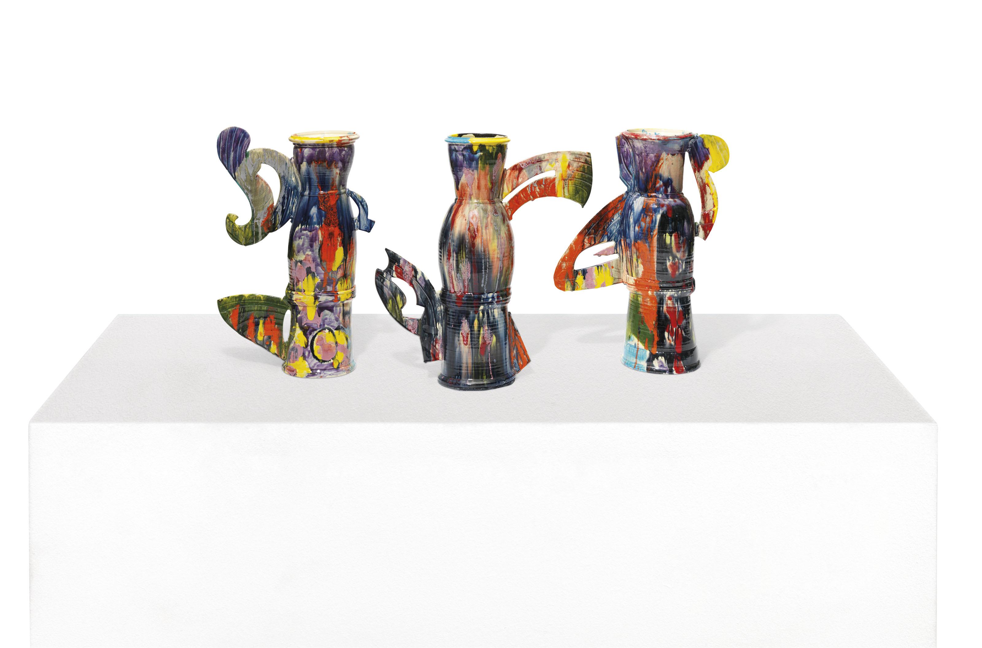 Betty Woodman - Triptych (Tulips)