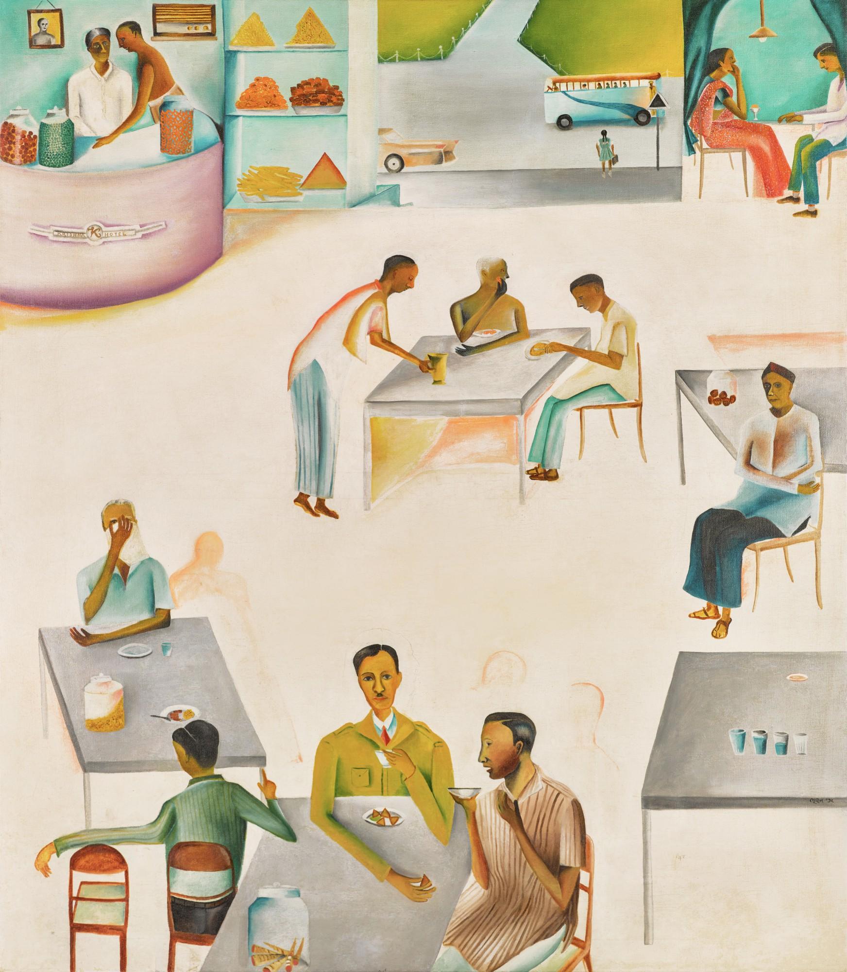 Bhupen Khakhar - Krishna Hotel