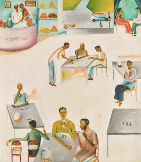 Bhupen Khakhar - Krishna Hotel