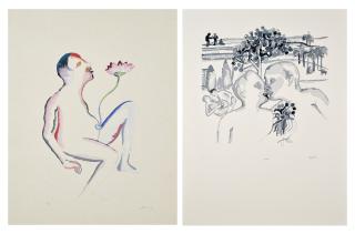 Bhupen Khakhar - Lotus; Kiss