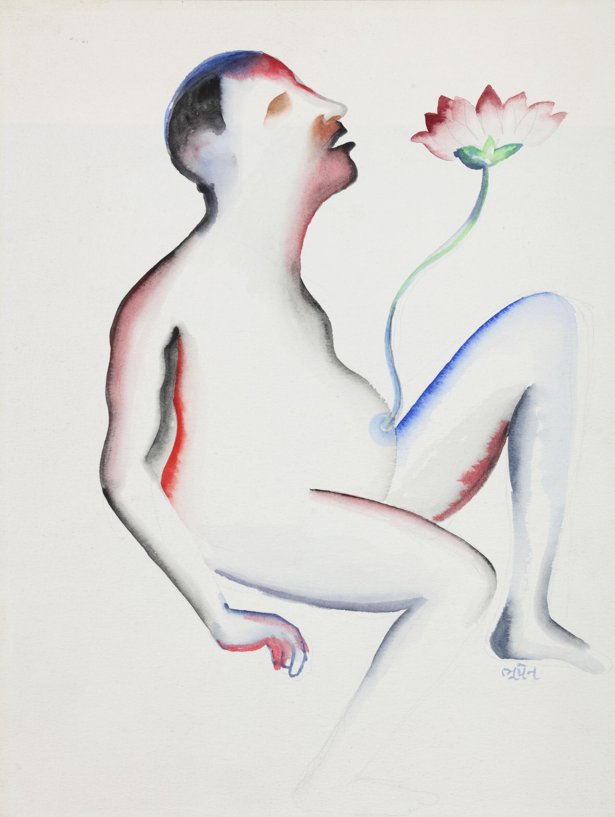 Bhupen Khakhar - Lotus