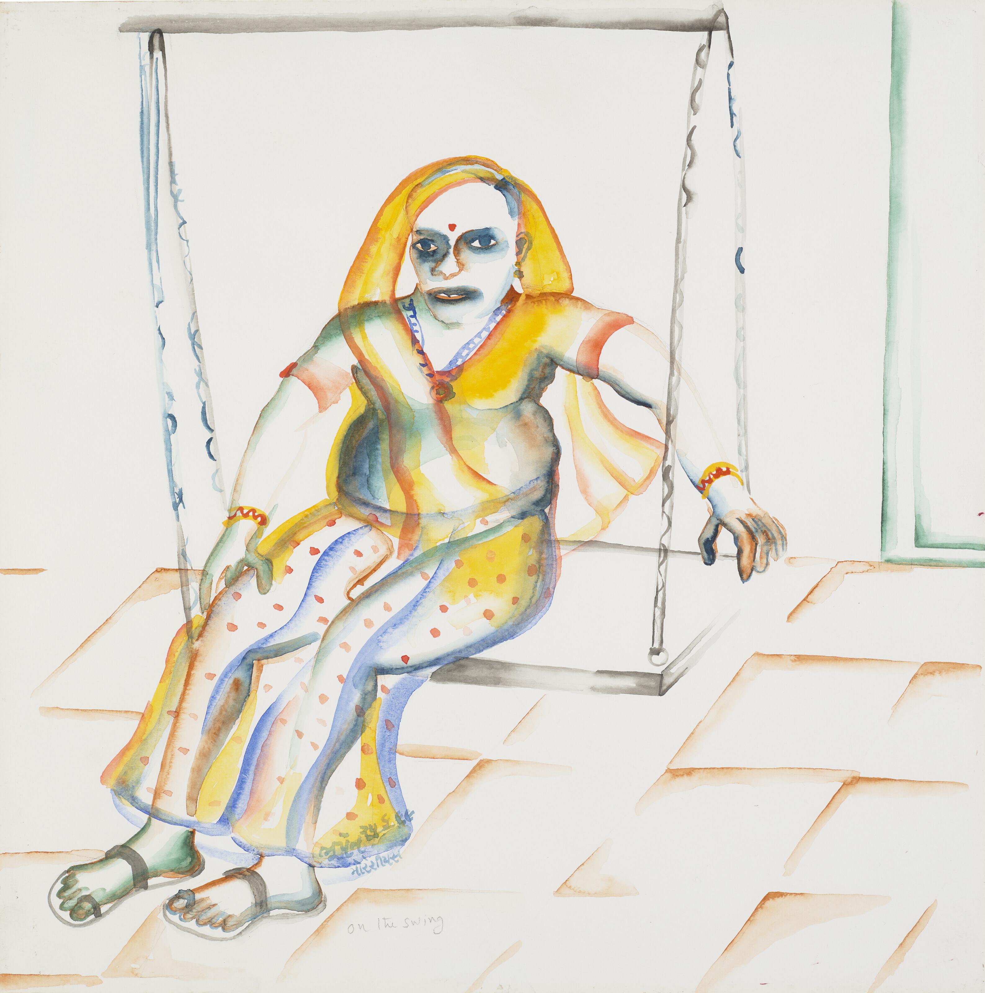 Bhupen Khakhar - On the Swing