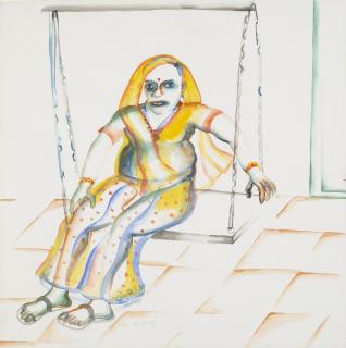 Bhupen Khakhar - On the Swing