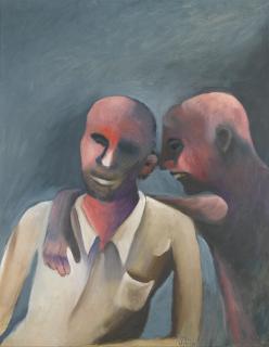 Bhupen Khakhar - Untitled (Gossip)