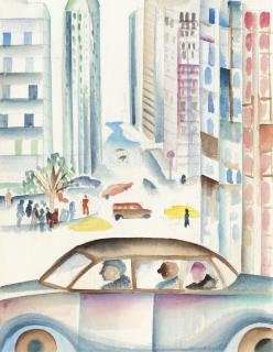 Bhupen Khakhar - Untitled (New York)