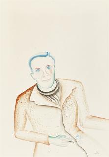 Bhupen Khakhar - Untitled (Portrait Of Howard Hodgkin)
