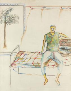 Bhupen Khakhar - Untitled (Portrait Of Pandoo)