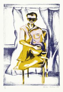 Bhupen Khakhar - Untitled (Seated Man) 