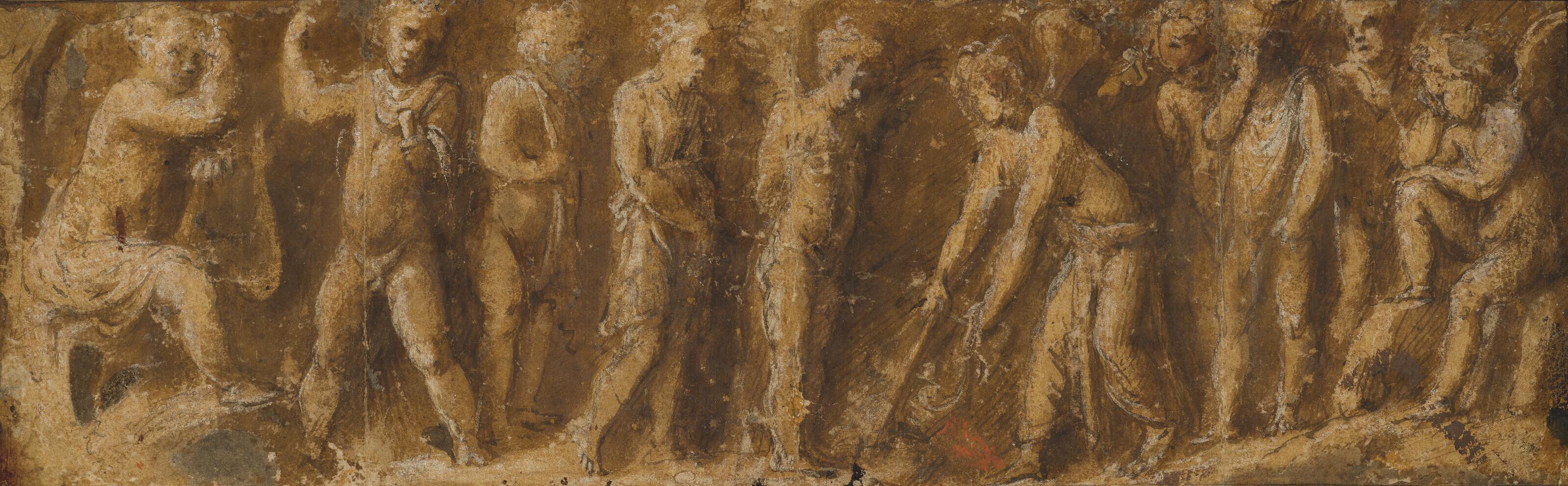 Biagio Pupini Delle Lame - Frise de putti