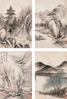 Bian Wenyu - Landscape in the Manner of Suzhou School