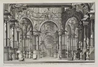 Bibiena, Giuseppe Galli Da - Architetture, e prospettive, dedicate alla Maest di Carlo Sesto. Augsburg: Andreas Pfeffel, 1740[-1744].