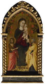 Bicci Di Lorenzo - Madonna And Child With Saints John The Baptist And Peter