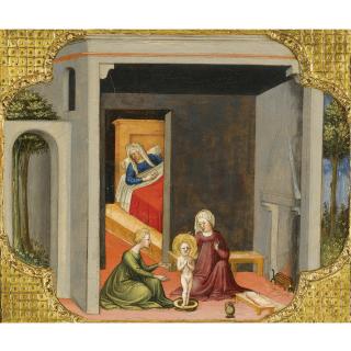 Bicci di Lorenzo - The Birth Of St Nicholas Of Bari