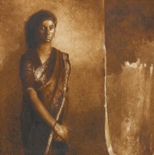 Bikash Bhattacharjee - Untitled 