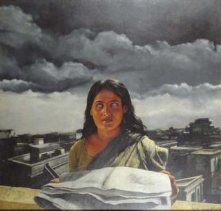 Bikash Bhattacharjee - Untitled