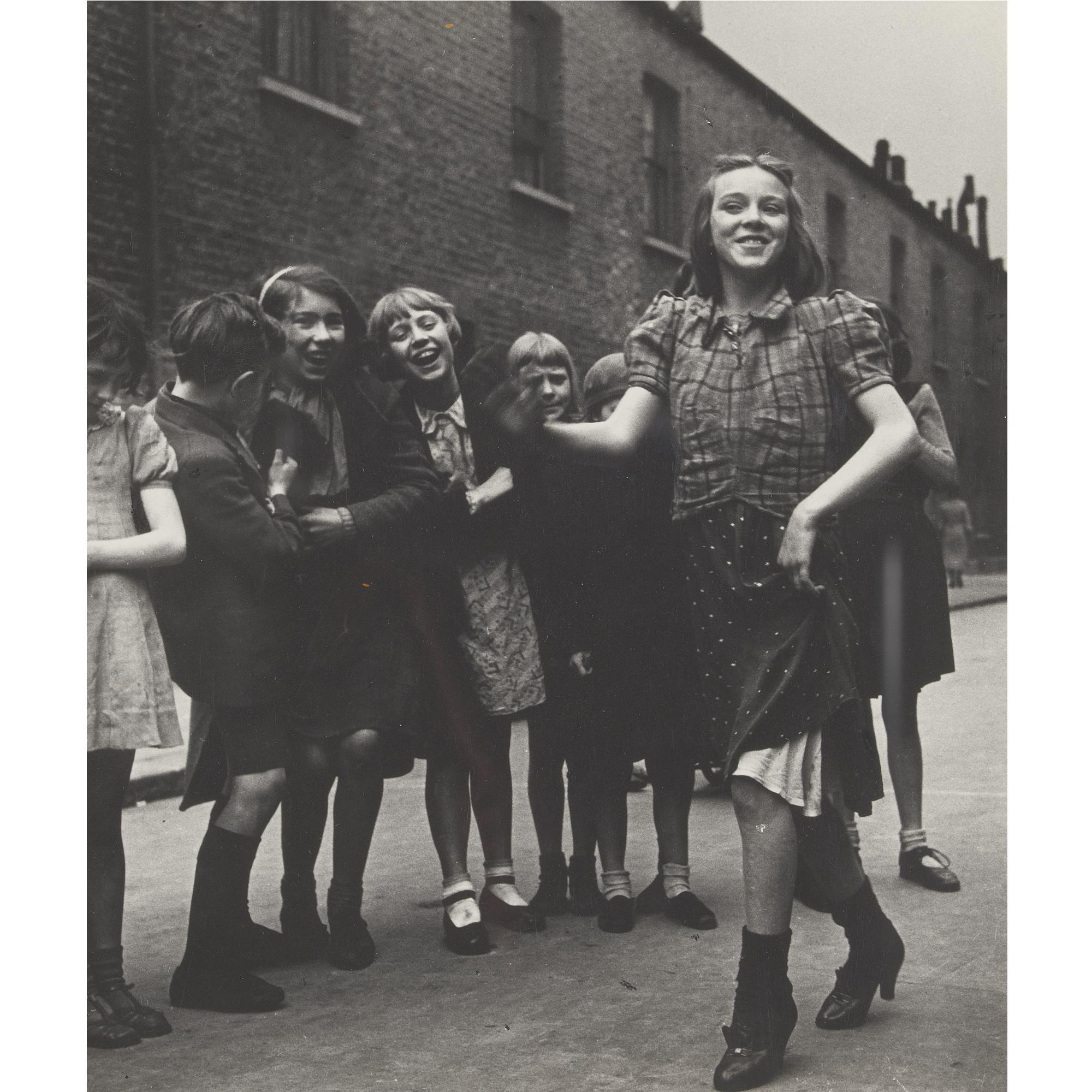 Bill Brandt - \'East End Children\' (Girl Dancing The Lambeth Walk)