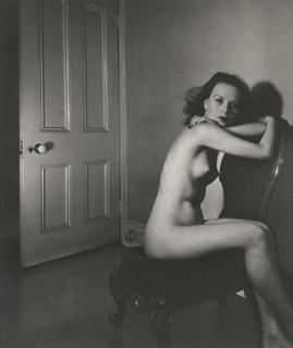 Bill Brandt - Hampstead, London (Seated Nude)