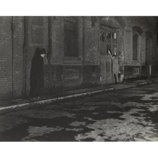 Bill Brandt - London Night Street Scene (Bobby And Burglar)