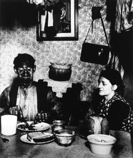 Bill Brandt - Northumbrian Miner at his Evening Meal, 1930s, printed 1970s-80s