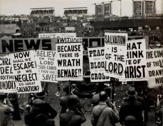 Bill Brandt - \'Religious Demonstration, Epsom Derby Day\'