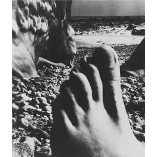 Bill Brandt - Untitled, Normandy (Foot Against Beach)