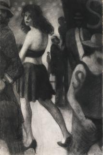 Bill Jacklin - Charcoal Ruins: Girl Turning