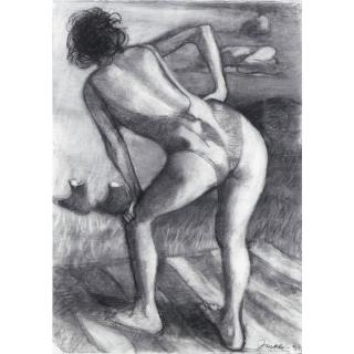 Bill Jacklin - Girl Bending, Sheep Meadow