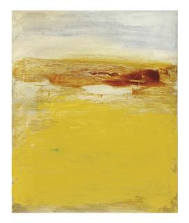 Bill Jensen - Untitled (With Ochre)