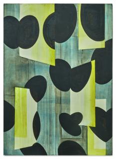 Bill Komoski - Black Ellipses With Yellow Mirrors