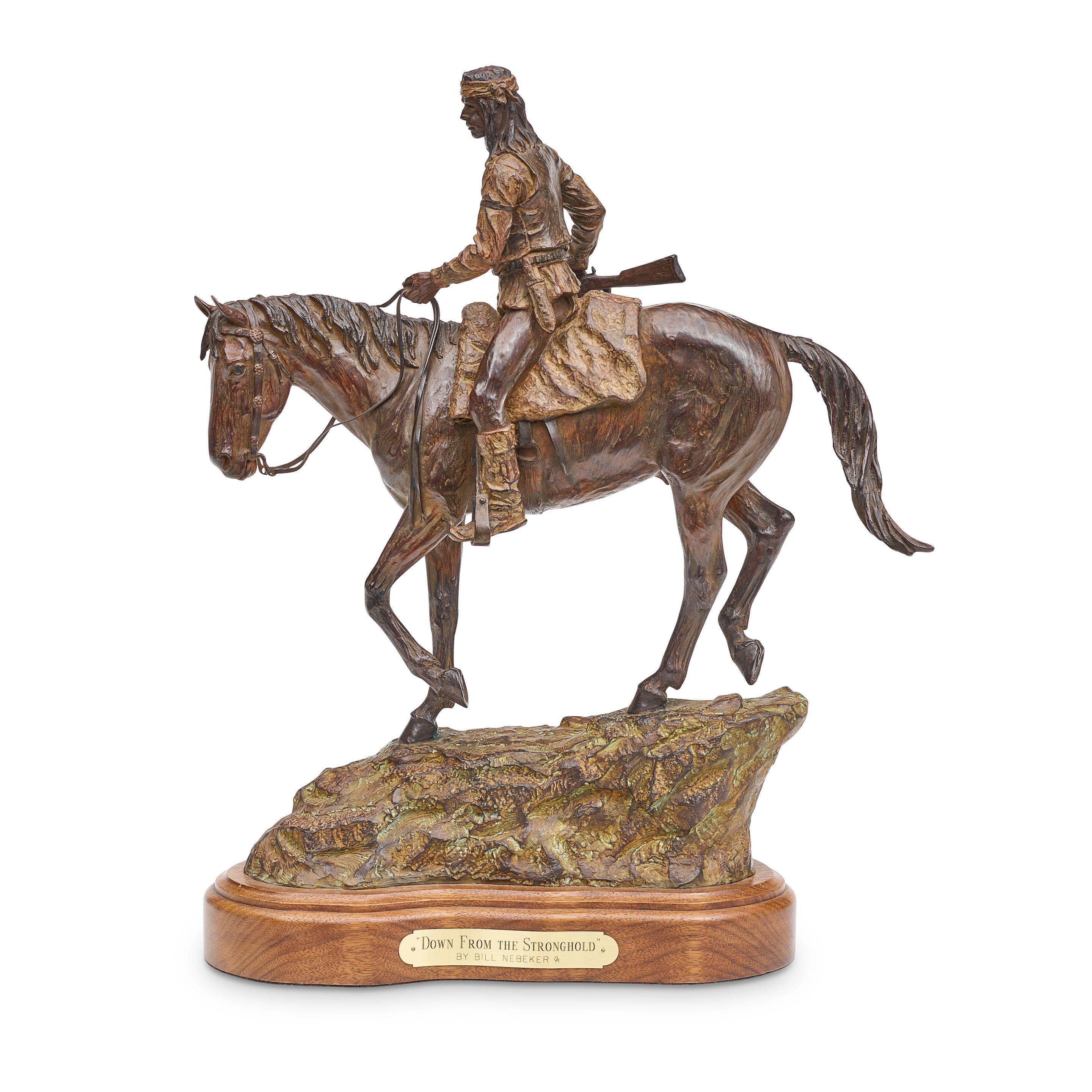 Bill Nebeker - Down From the Stronghold 16 1/2 in. high