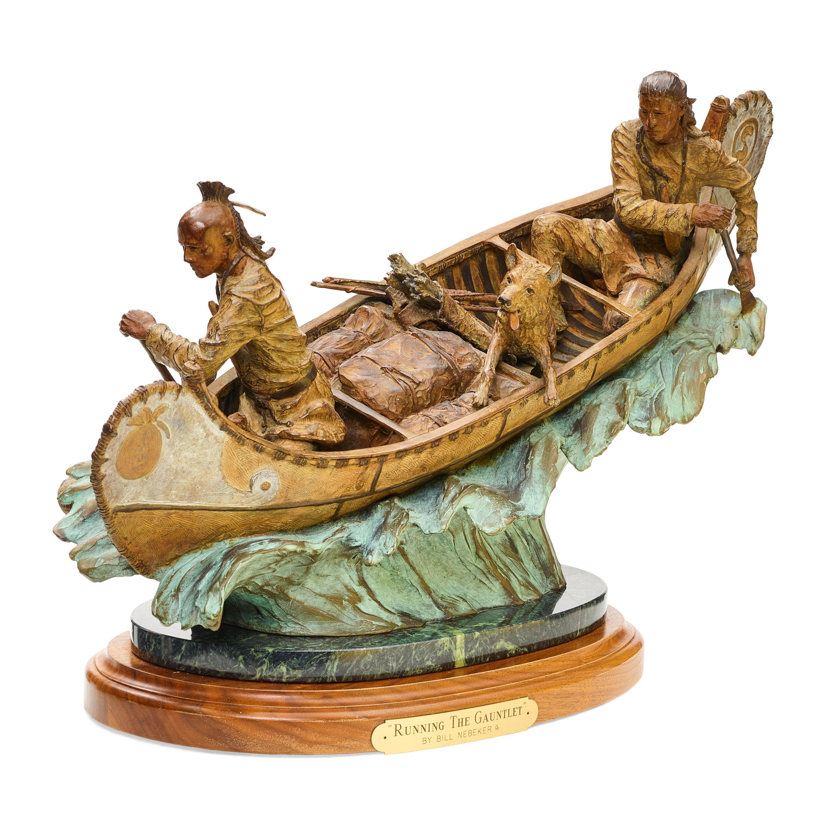 Bill Nebeker - Running the Gauntlet 12 in. high