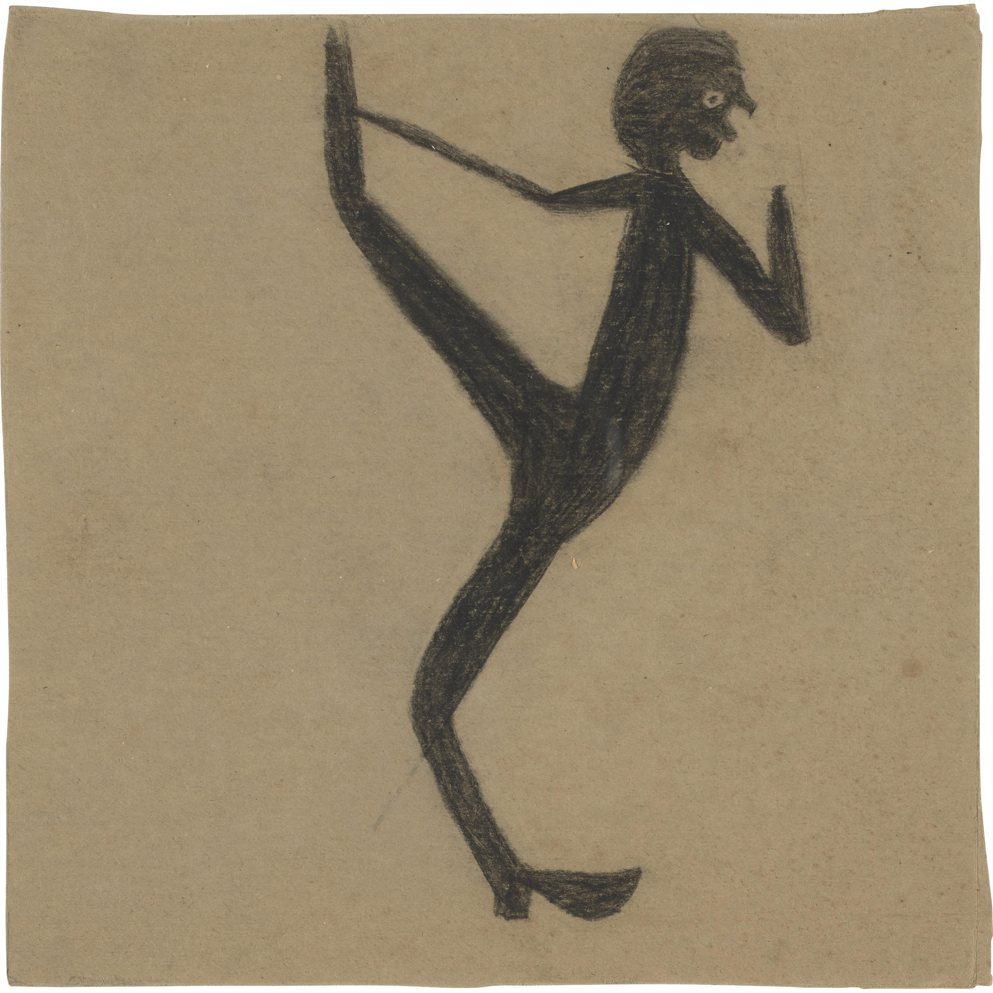Bill Traylor - Black Dancer (Highkicking Man), 1939-1942