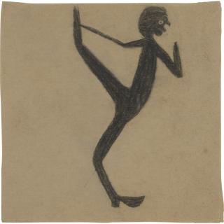 Bill Traylor - Black Dancer (Highkicking Man), 1939-1942