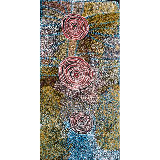 Bill Whiskey Tjapaltjarri - Rockholes Near Ayers Rock