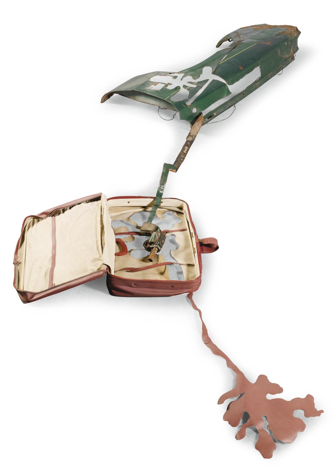 Bill Woodrow, R.A. - Car Wing, Suitcase And Incident  