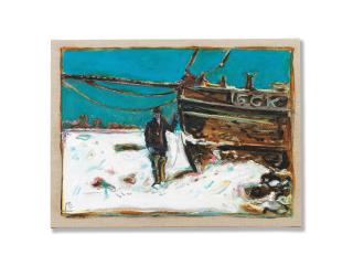 Billy Childish - Frozen Estuary, Oyster Smack, Caroline, 1947 (Version Y)