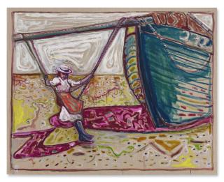 Billy Childish - Girl on Bow-Sprit Swing