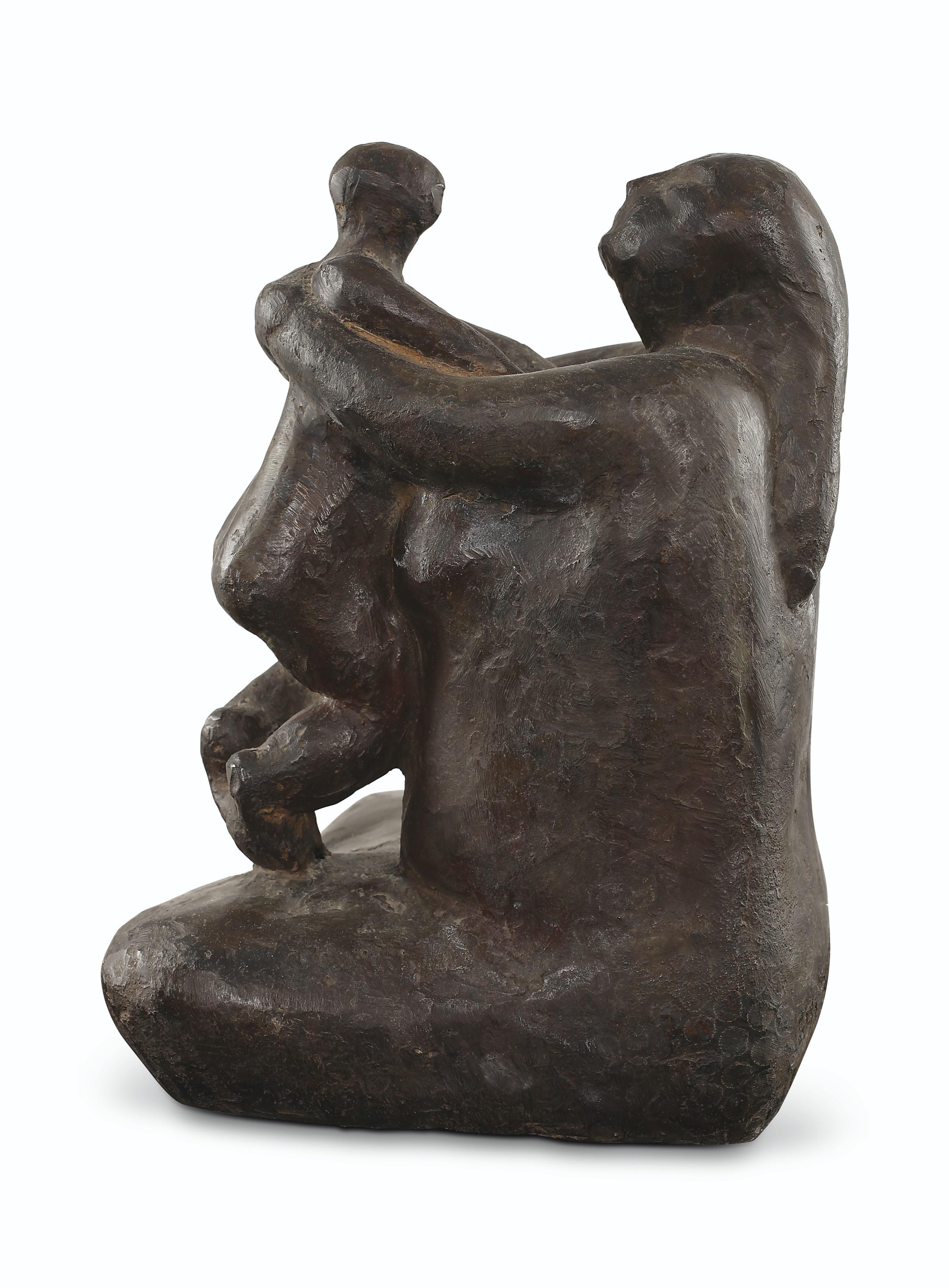 Bipin Behari Goswami - Untitled (Mother and Child)