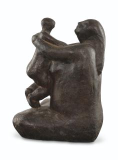Bipin Behari Goswami - Untitled (Mother and Child)