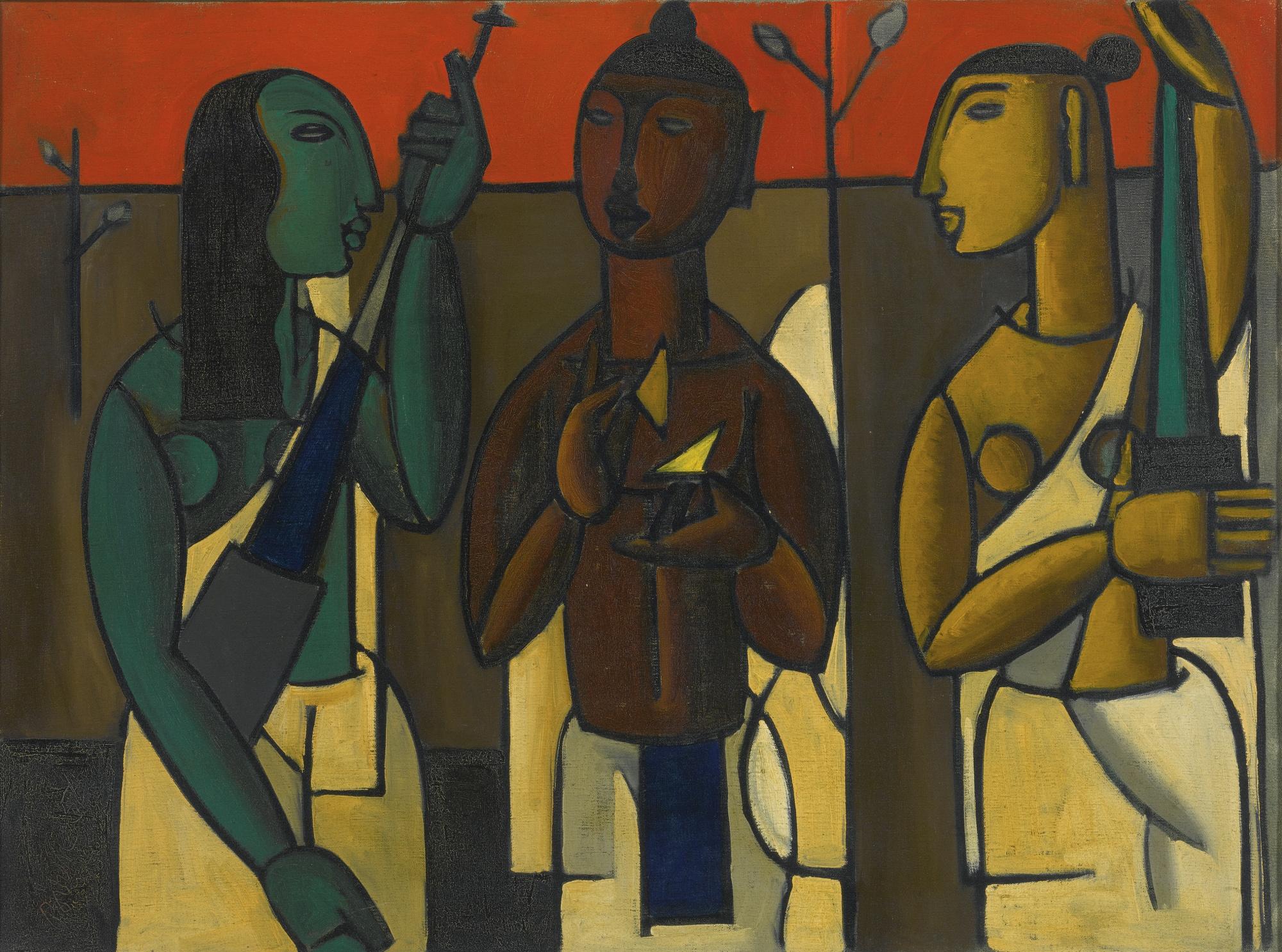 Biren De - Three Vaishnavaites