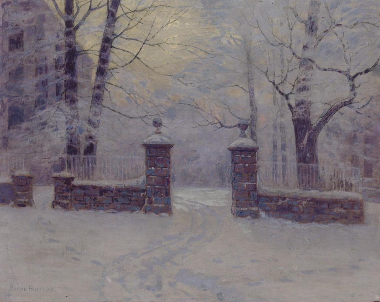 Birge Harrison - Cathedral Gates in Winter