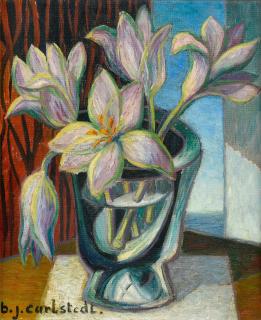 Birger Carlstedt - Flowers In A Vase.