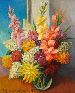 Birger Carlstedt - Still Life With Flowers.
