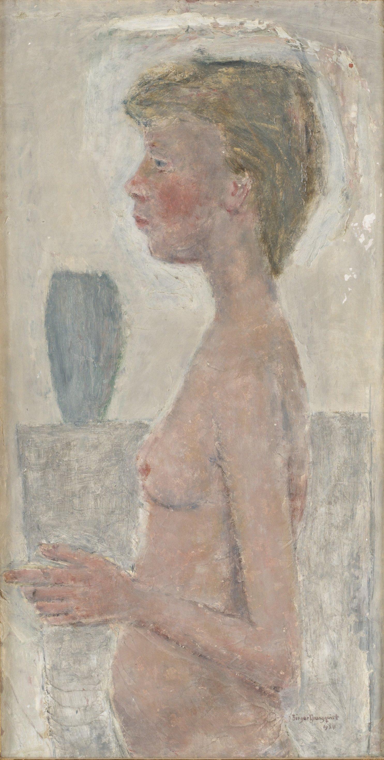 Birger Ljungquist - Flickmodell i profil