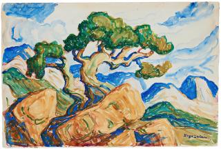 Birger Sandzén - North American landscape