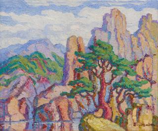Birger Sandzén - Rocks And Pines, Boulder, Colorado
