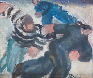 Birgit Broms - Ice skaters