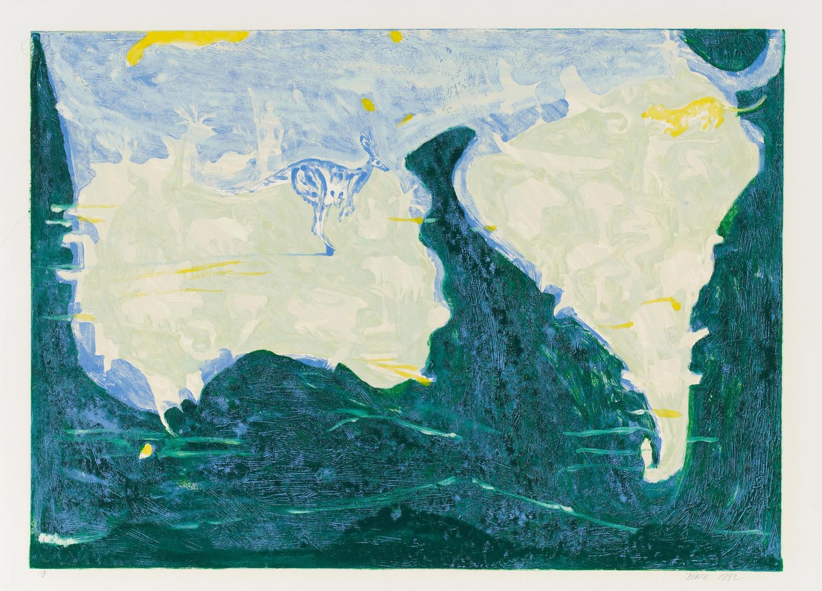 Birte Jorgensen - Ohne Titel (Serie mit 4 Arbeiten)